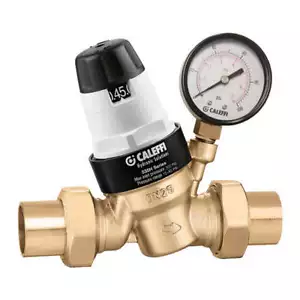 Caleffi 535351HA PresCal™ 3/4" Pressure Reducing Valve, w/ Gauge, Pre-Adjustable - Picture 1 of 1