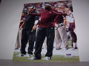 KEVIN SUMLIN TEXAS A&M AGGIES HEAD COACH Signed 8X10 Photo PSA CERTIFIED - Picture 1 of 5