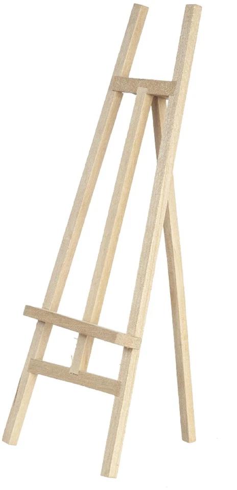 Bambole Casa Legno Grezzo per Artista Cavalletto Miniatura Studio Accessorio 1: - Immagine 1 di 1