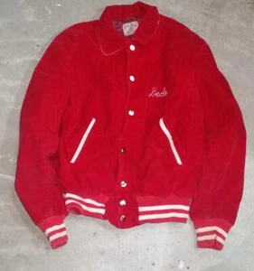 VTG Cheerleader Jacket Corduroy Park Regal Sportswear Buffalo NY Dede EES School - Picture 1 of 10