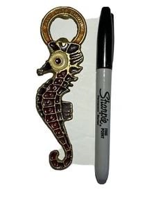 Vintage Hand Made Bronze Seahorse Bottle Opener - Picture 1 of 5