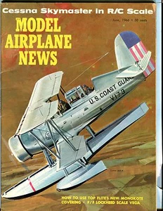 Model Airplane News Magazine June 1966 Curtiss SOC-4 VG 040817nonjhe - Foto 1 di 1