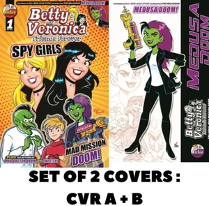 BETTY & VERONICA FRIENDS FOREVER SPY GIRLS 2ER SET NM CVR A + B 1. MEDUSA DOOM - Bild 1 von 1