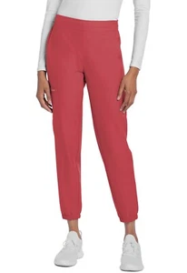 Cherokee Scrubs Mid-Rise Jogger Petite Pant CK273AP SPCR Spiced Coral Free Ship - Picture 1 of 5