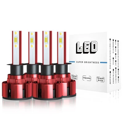 Combo de 4x faros LED de haz alto bajo 6000 k bombillas para Acura RSX 2002 2003 2004 Foto 1 de 4