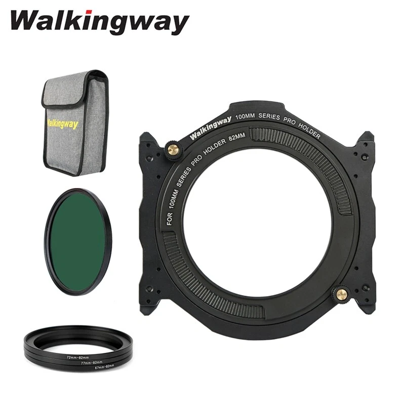 100mm V8 Filter Holder kit 67 72 77 82mm Adapter with MC-CPL for Square filter - Image 1 of 4