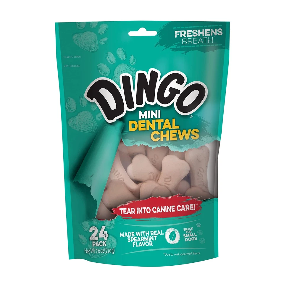 Dingo Denta Treats Teeth Whitening Mini Chews, 24 Pack - Image 1 of 4