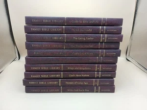 FAMILY BIBLE LIBRARY 10 Book Complete Set 1971 V. Gilbert Beers HC Southwestern - Picture 1 of 7