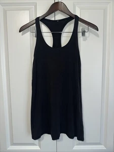 Lululemon leichtes sportliches Racerback-Tanktop schwarz Größe 6 - Bild 1 von 5