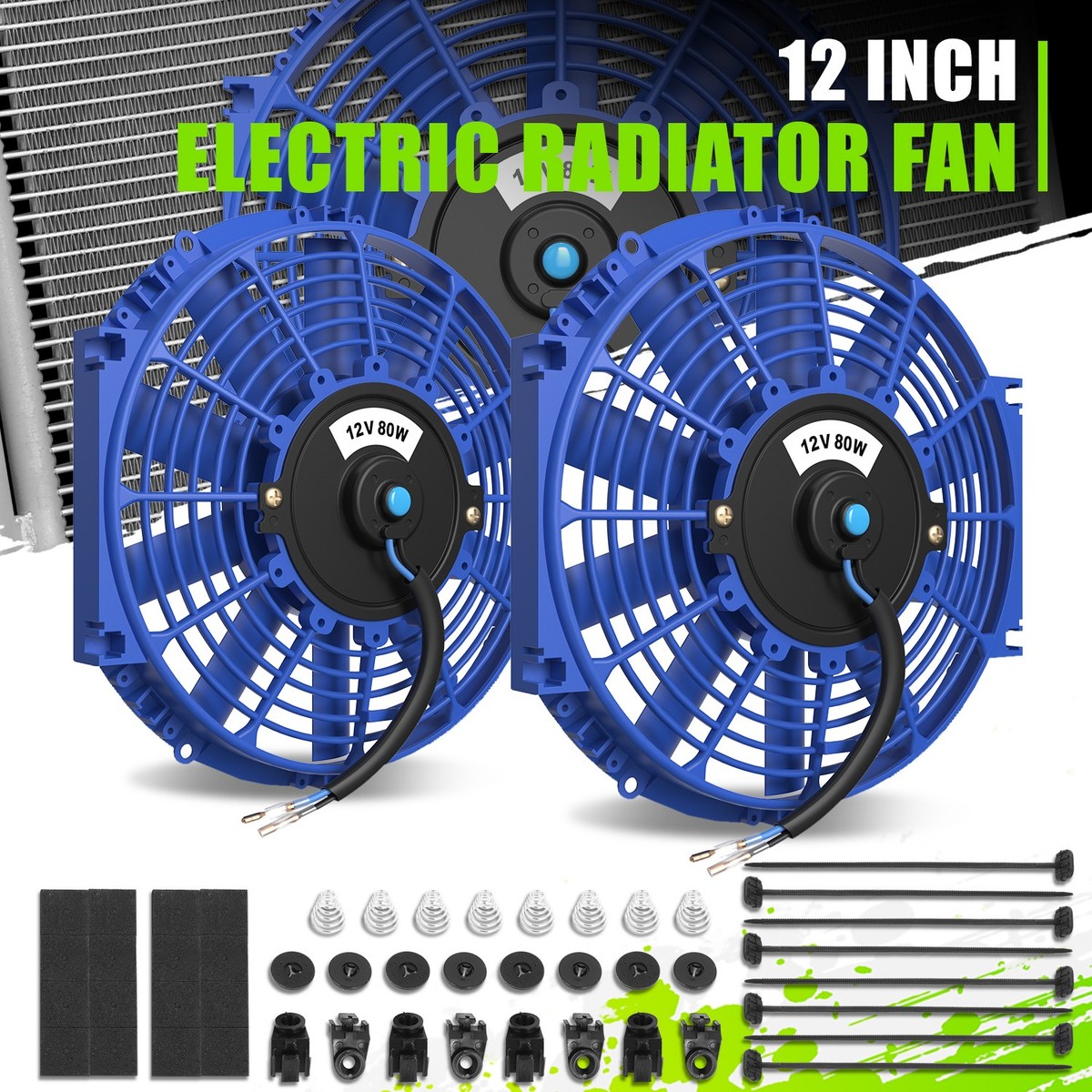 Slim Push Pull Fan 12
