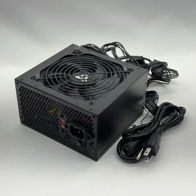 APEVIA VENUS450W 450W ATX Power Supply with Auto-Thermally Controlled 120Mm Fan, - Image 1 of 4