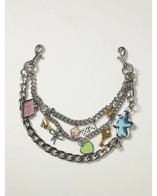 Correas de hombro plateadas con cadena Marc Jacobs para mujer Foto 1 de 3