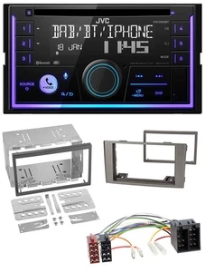 JVC MP3 USB 2DIN DAB Bluetooth CD Autoradio für Iveco Daily 2006-2014 silber - Bild 1 von 9