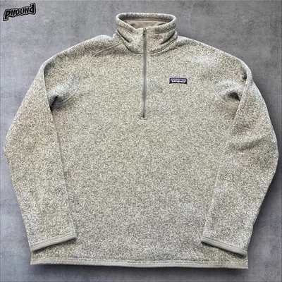 Suéter Pullover Patagonia Better Mujer Grande Gris 1/4 Cremallera Polar AlphaSights Foto 1 de 4