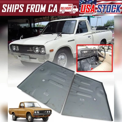 FLOOR PANEL SILL PAIR LR SHORT FOR DATSUN 620 NISSAN PICKUP UTE 1972-1979 - Image 1 of 4