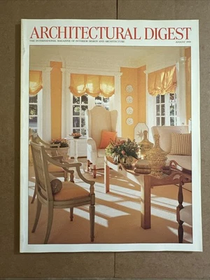 Architectural Digest Magazine August 1999 - Image 1 of 4