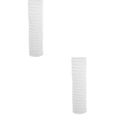  2pcs Modern Paper Floor Lamp Shade Floor Lamp Cover Paper Floor Lamp - Image 1 of 4