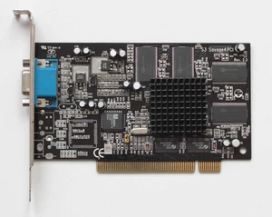 PCI graphics card - S3 Savage4 PCI - Read description - Picture 1 of 2