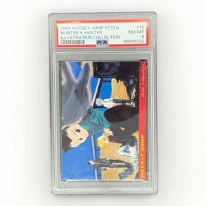 2001 WEEKLY JUMP FESTA ILLUSTRATION COLLECTION #10 HUNTER X HUNTER PSA 8 - Picture 1 of 3