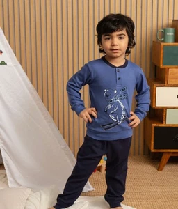 Kissimo Pigiami Bimbo Manica Lunga Caldo Cotone 25U00404 - Imagen 1 de 2