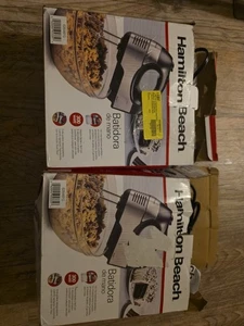 (2) Hamilton Beach 62646F 6 Geschwindigkeiten Performance Handmixer, Schwarz (Open Box) Neu - Bild 1 von 3