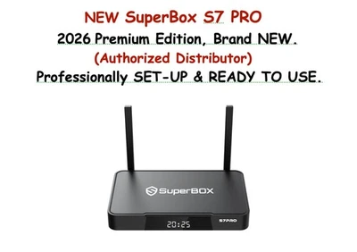 NEW RELEASE * 2026 SuperBox S7 PRO - NEW with FREE PRO SET-UP - AUTHORIZED Sales - Image 1 of 4