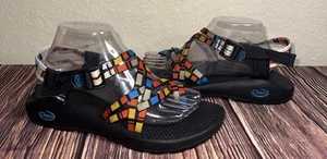 Chaco Sandals - ZX/2 Lineup Black Cerulean Multi Size 10 - Picture 1 of 11