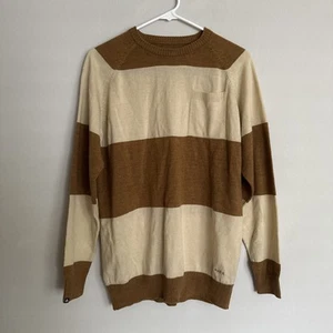 MATIX sweater MARC JOHNSON Soft Men Long Sleeve A Lightweight Fall Autumn Brown - Picture 1 of 12