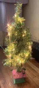 Tinkerbell Christmas Tree 24” Light Up Tink Ornaments Gemma Disney 2005 Rare - Picture 1 of 15
