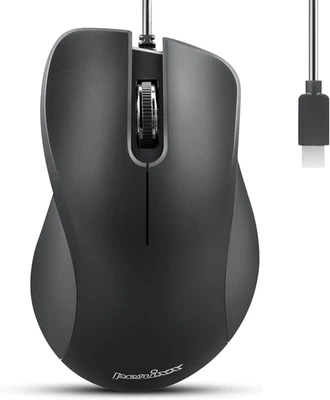 Perixx PERIMICE-221C Kabelgebundene Ergonomische Maus Mit USB Typ-C Anschluss -  - Bild 1 von 4