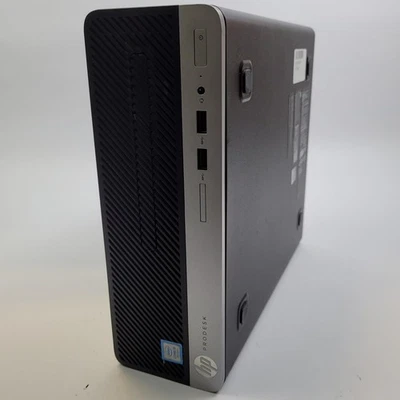 HP PRODESK 400 G4 SFF No OS I5-7500 8GB RAM 256GB 2.5" SSD | Grade C - Image 1 of 4