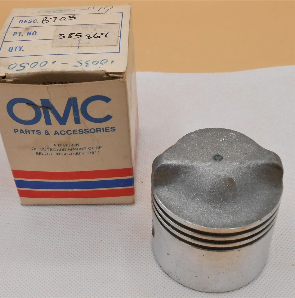 385867, OMC pistón nuevo de stock antiguo (B703) Foto 1 de 1