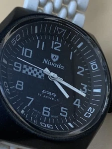 Nivada F77 Plastic Watch Water & Shock resistant Mechanical winding Vintage - Picture 1 of 6
