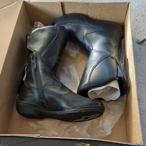 Alpinestars Stella Kaira Waterproof GORE TEX Motorcycle Touring Boots Black - Picture 1 of 3