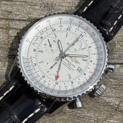 🇨🇭🌎 Breitling Navitimer World GMT Chronograph 🌍🇨🇭 - Bild 1 von 4