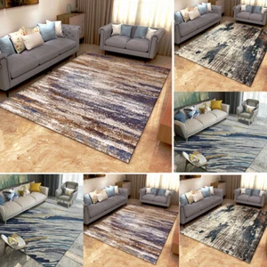 Rug Large Carpet Mat Rectangular Bedroom Non-slip Creative Table Carpet Mats US - Picture 1 of 13