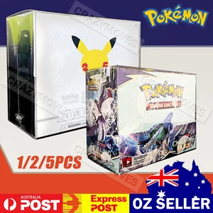 Pokemon Elite Trainer Booster Box Sword&Shield Plastic Protector Case VIC - Picture 1 of 17