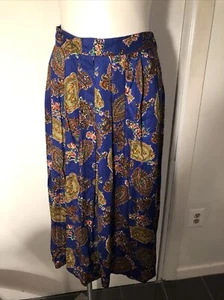 Vintage La Chine Plus Galinda Wang Skirt Blue 14w - Picture 1 of 6