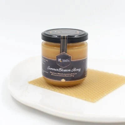 Summer blossom & Wild Raspberry Honey | 2025 Raw Natural Fresh 250 g - Image 1 of 4