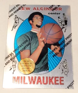 1996 Topps Finest Chrome Lew Alcindor Kareem Abdul Jabbar w/Coating Reprint #25 - Picture 1 of 2