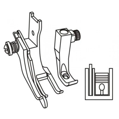 GL1245 - GUIDING FEET LEFT FOR PFAFF 145, 335, 345, 1245, 1295 - Image 1 of 4