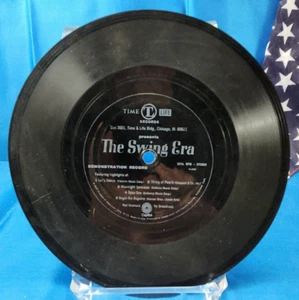 Time Life records flex vinyl demo record "The Swing Era" 33 1/3 RPM - Picture 1 of 3