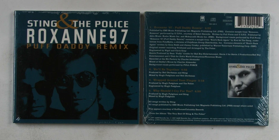 Sting Roxanne '97 (Puff Daddy Remix) UK Digipak CDSingle 1997 Still Sealed! - Bild 1 von 1