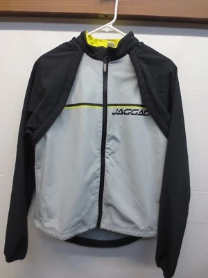 Jaggad Unisex Medium Gray Convertible Sleeve Fleece Lined Cycling Jacket Vest - Image 1 of 4
