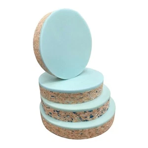 Upholstery Foam 2.5" High Density Thick Bonded Layer Round Cushion Seat Pad BLUE - Picture 1 of 7