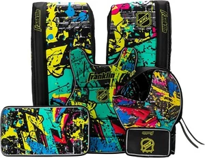 NEW! Franklin Sports NHL Kids Street Hockey Goalie Pads Set - Youth Small/Medium - Picture 1 of 14