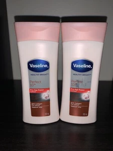 2 Pack - Vaseline Perfect 10 Pro-Age Repair Lotion Anti-Aging, 100ml EA - New - Picture 1 of 3
