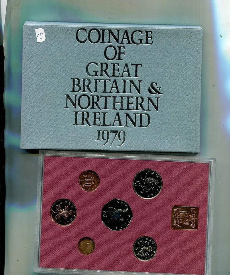 1979 GREAT BRITAIN UK NORTHERN IRELAND 7 COIN BU ORGINAL GOVERNMENT SET 1732T - Image 1 of 1