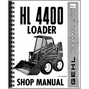 Manual de reparación de servicio de minicargadora Gehl HL 4400 - Imagen 1 de 6