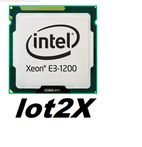 LOT 2X iNTEL Xeon E3- 1230 v2 3.3 GHZ 8 MB 5 GT/S SR0P4 LGA 1155 B Grade 